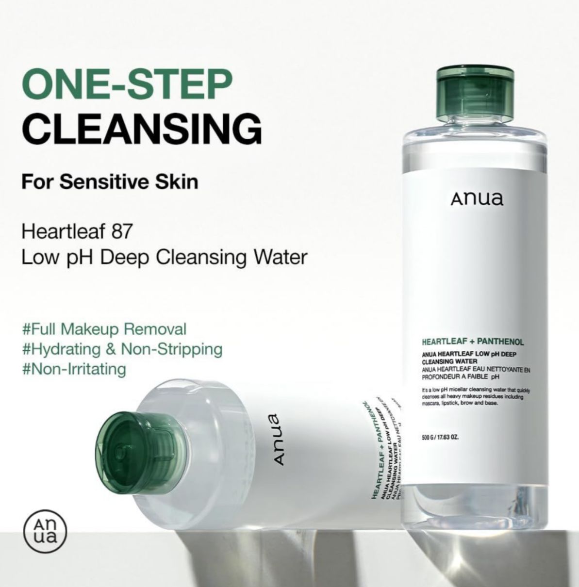 Anua Heartleaf Low pH Cleansing Water