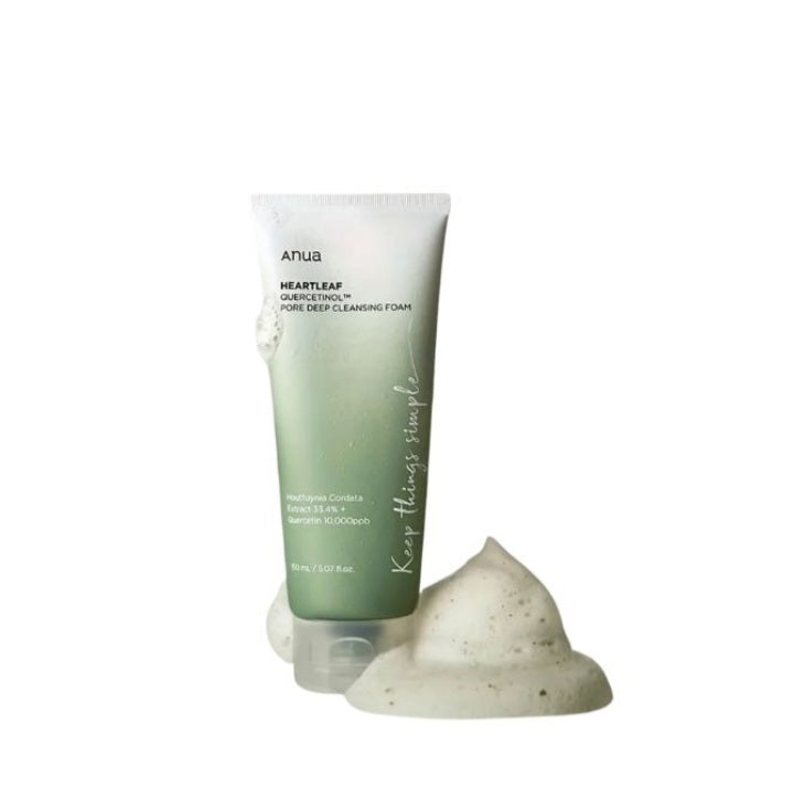 Anua Heartleaf -Quercetinol Pore Deep Cleansing Foam